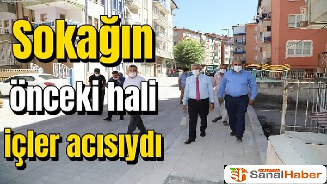 Sokağın önceki haline içler acısıydı