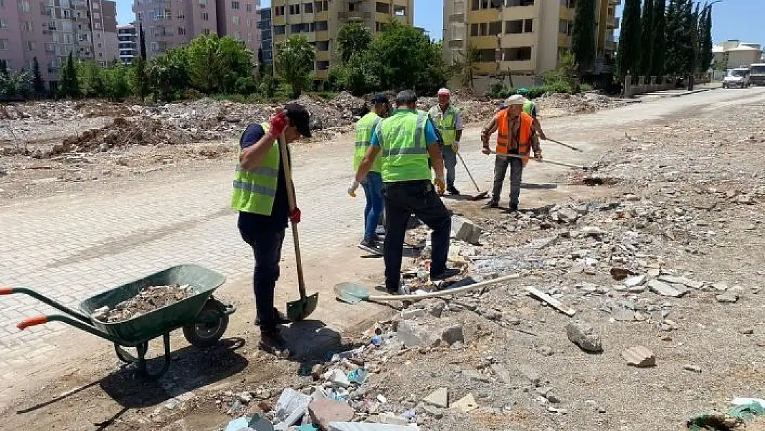 'Sokak ve caddelerde temizlik çalışması'