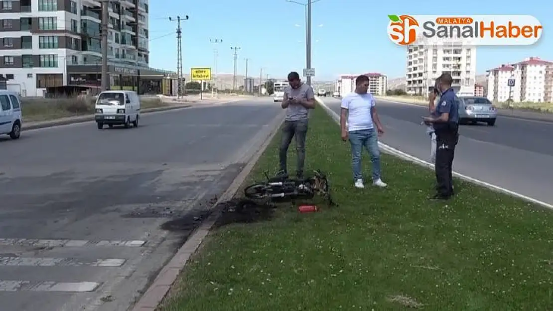 Söndürmek yerine bırakıp kaçtılar