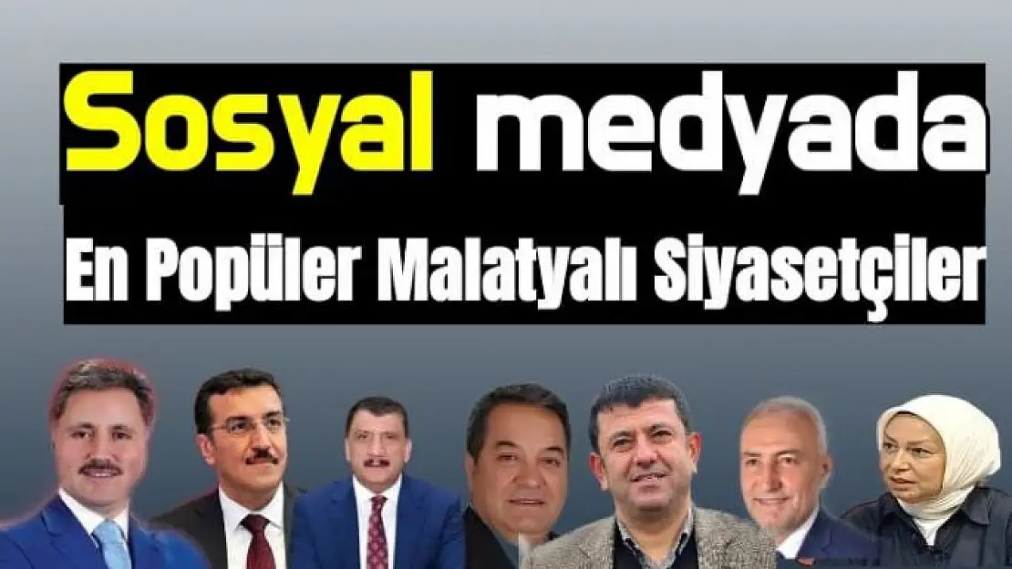 Sosyal Medyada En Popüler Malatyalı Siyasetçiler