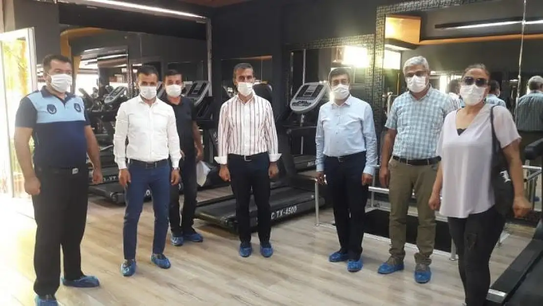 'Spor salonları ve yüzme havuzları denetlendi'