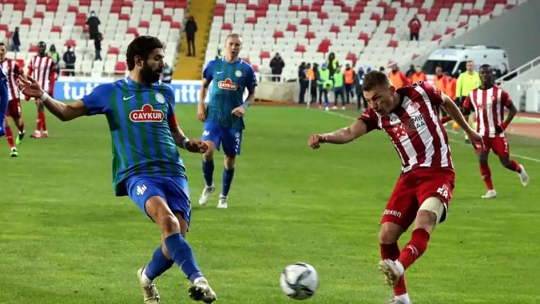 'Spor Toto Süper Lig: DG Sivasspor: 1 - Çaykur Rizespor: 1 (Maç sonucu)'