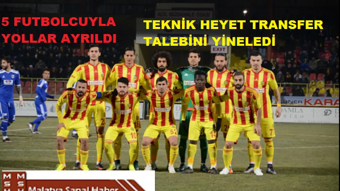 5 FUTBOLCUYLA YOLLAR AYRILDI