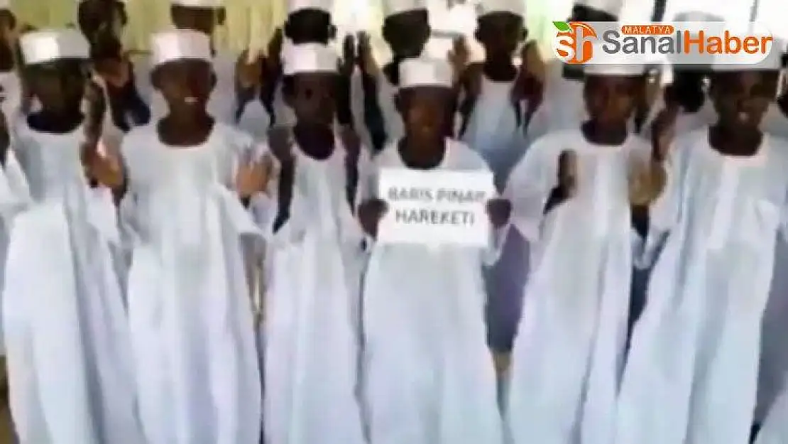Sudanlı yetimlerden Türkiye'ye dua