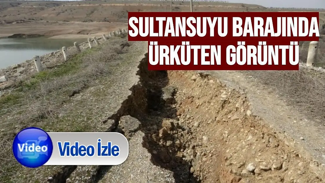 Sultansuyu Barajında ürküten görüntü