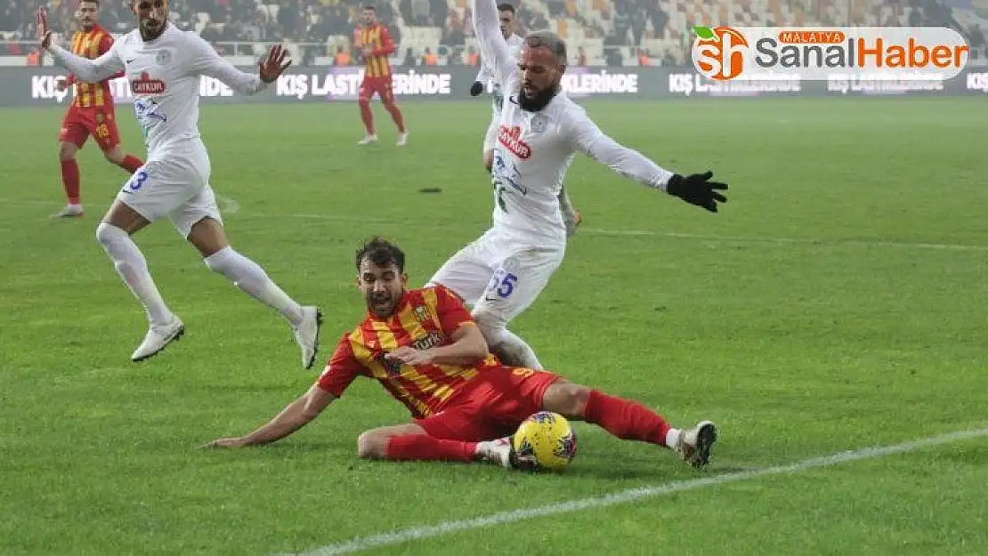 Süper Lig: Yeni Malatyaspor: 0 - Çaykur Rizespor: 2 (Maç sonucu)