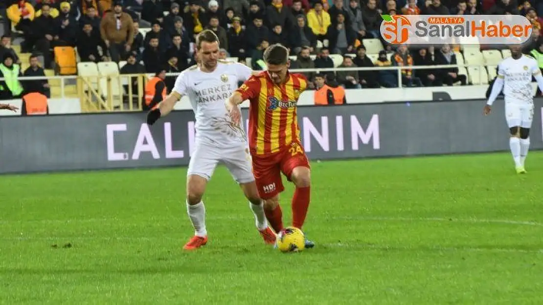 Süper Lig: Yeni Malatyaspor: 0 - MKE Ankaragücü: 0 (İlk yarı)