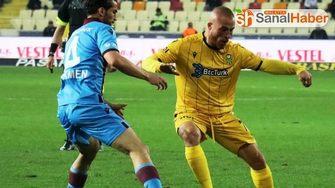 Süper Lig: Yeni Malatyaspor: 1 - Trabzonspor: 2 (İlk yarı)