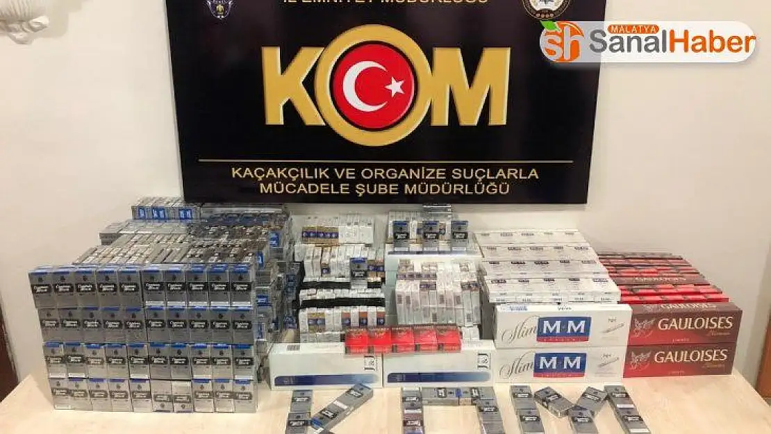 Şüpheli araçtan kaçak sigara ele geçirildi