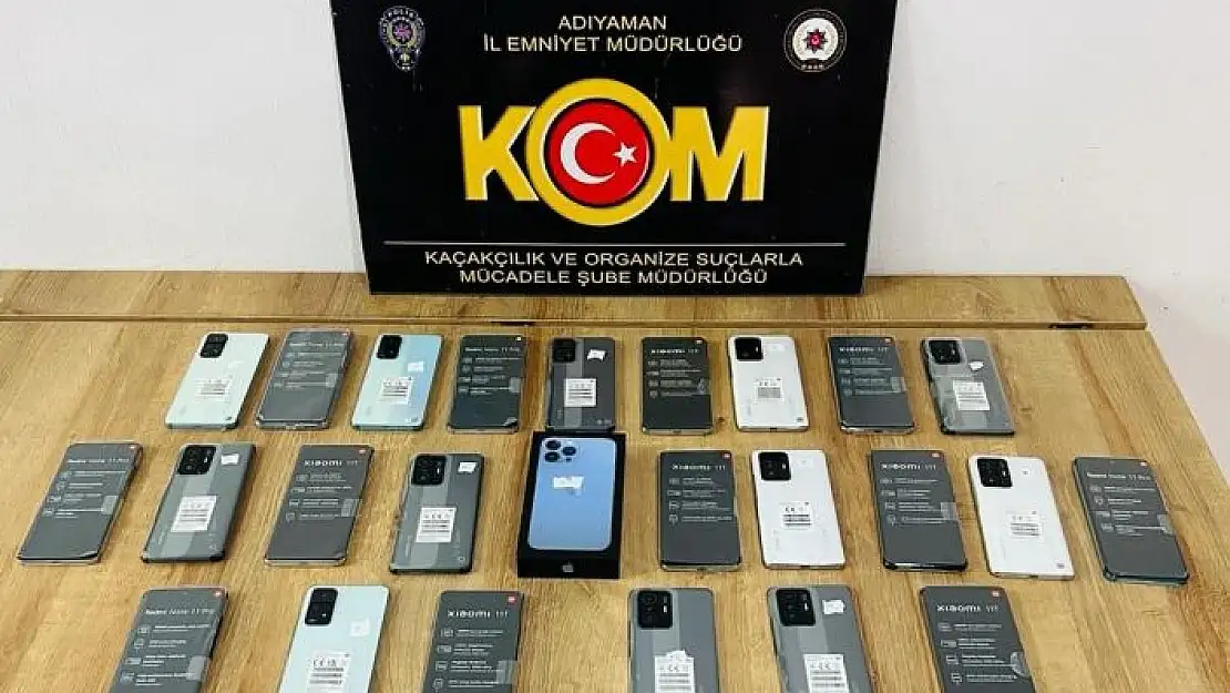 'Şüpheli şahsın üzerinden kaçak telefonlar ele geçirildi'