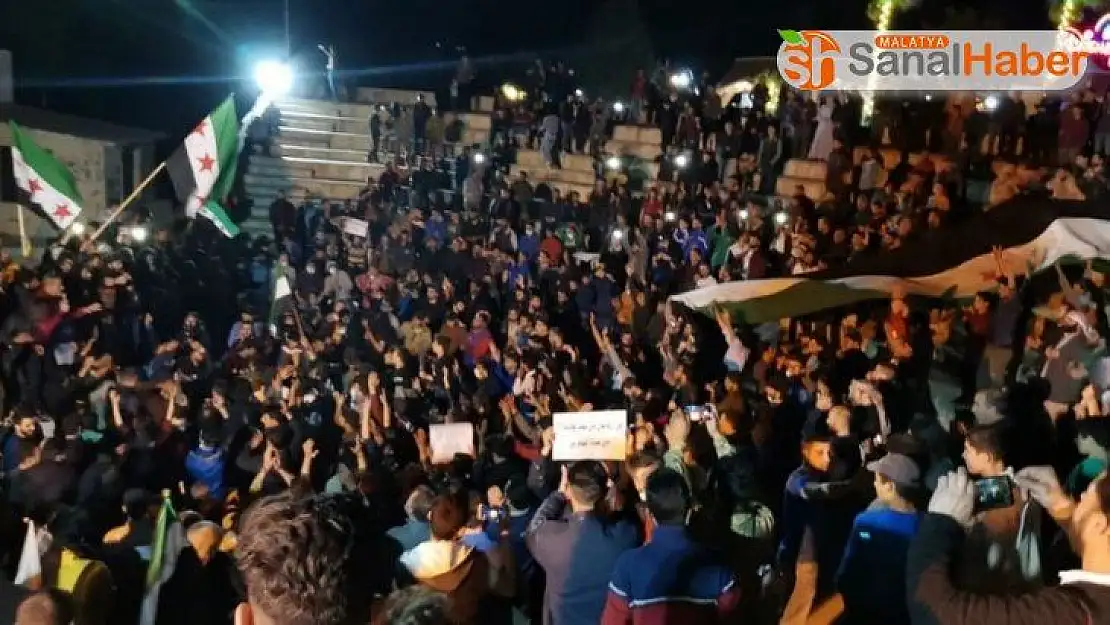 Suriye'de rejim karşıtı protesto