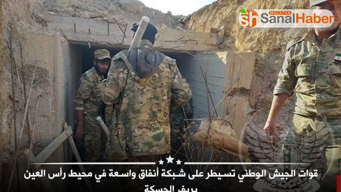 Suriye Milli Ordusu PYD/PKK'nın geniş tünel ağını kontrol altına aldı