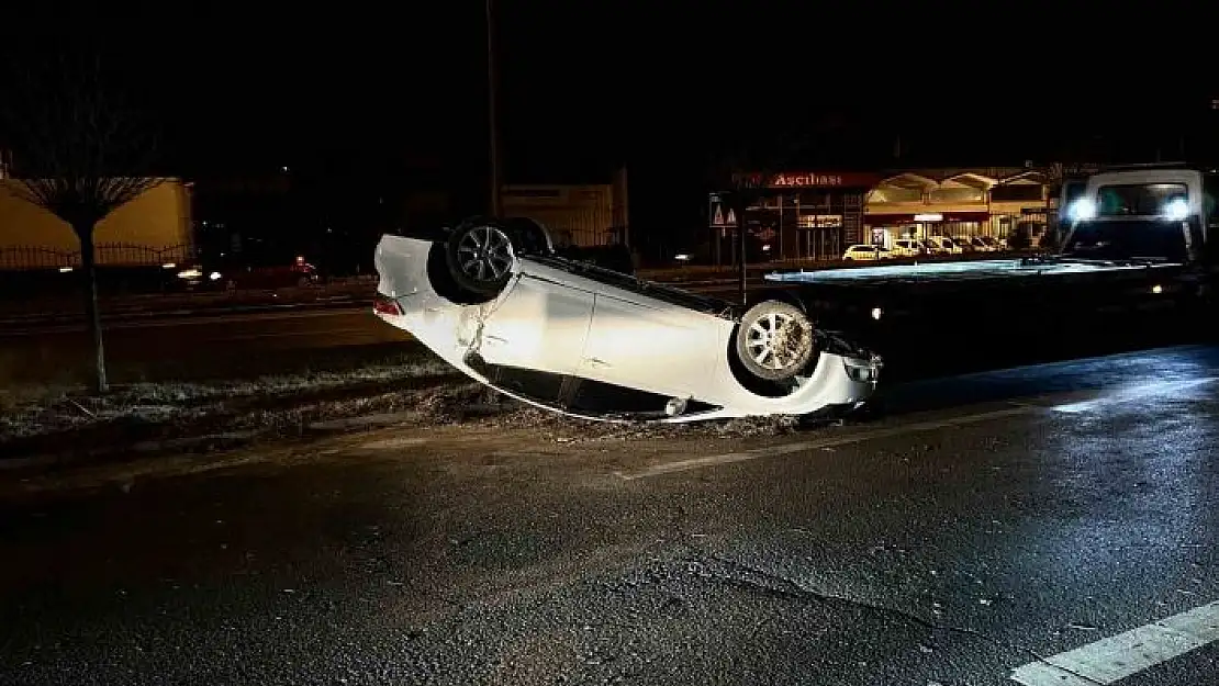 'Takla atan otomobilden burnu bile kanamdan çıktı'