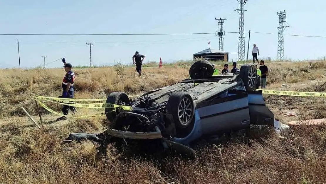 'Takla atan otomobilin sürücüsü hayatını kaybetti'