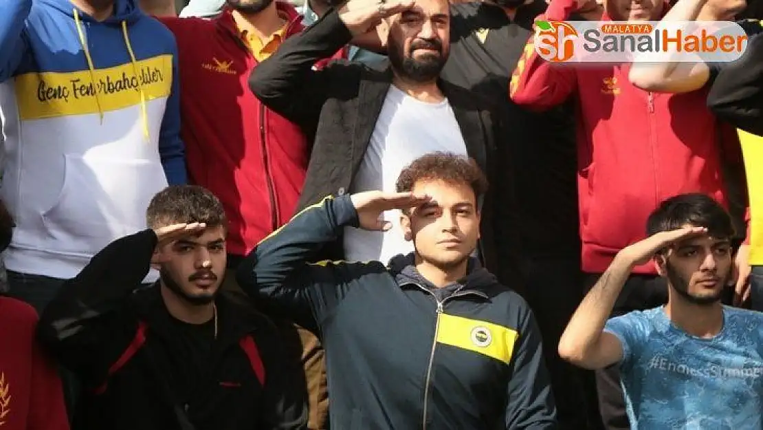 Taraftar dernekleri Malatya'dan Barış Pınarı'na selam gönderdi