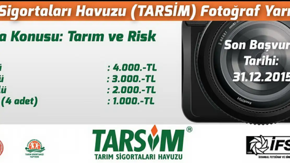 'TARSİM'DEN TARIM VE RİSK'' KONULU FOTOĞRAF YARIŞMASI '''