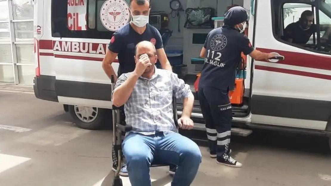 'Tazyikli suyla yüzünü kesti'