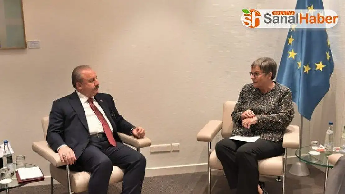 TBMM Başkanı Şentop, AKPM Başkanı Pasquier ile görüştü