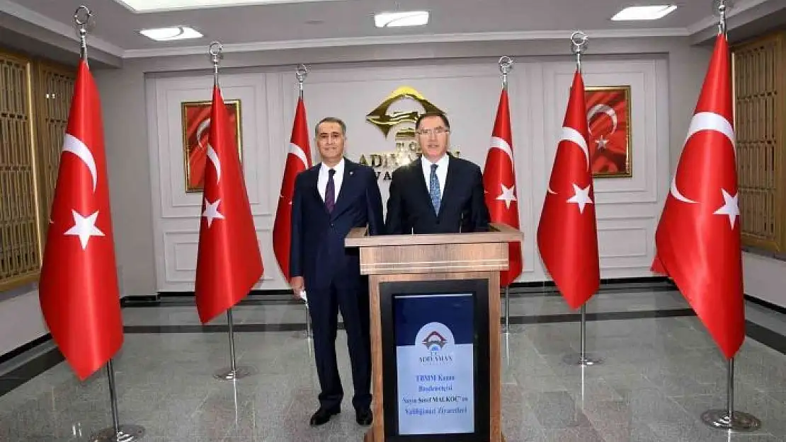 'TBMM Kamu Başdenetçisi Şeref Malkoç Adıyaman´da'