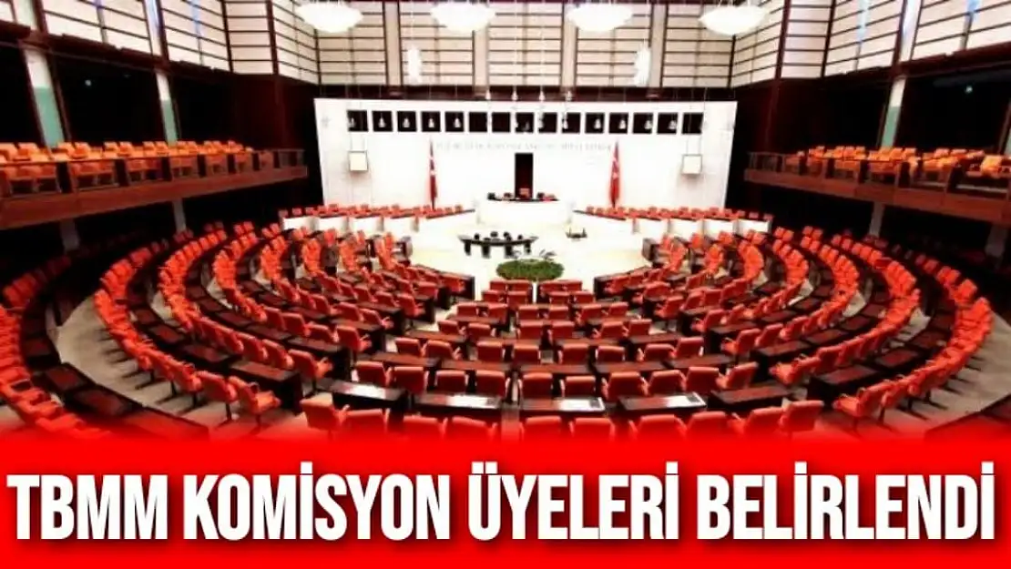 TBMM Komisyon üyeleri belirlendi