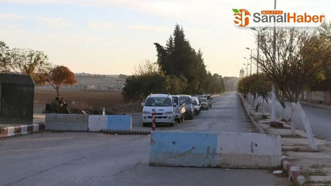 Tel Abyad'da güvenlik önlemleri kapsamında kontrol noktaları koydu