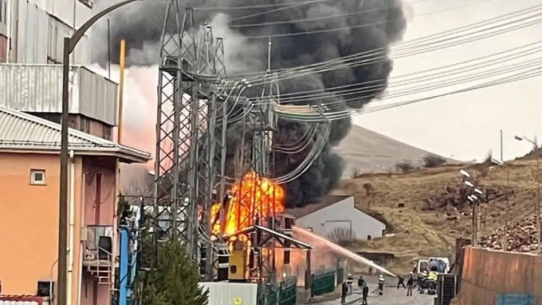'Termik santralde korkutan yangın'