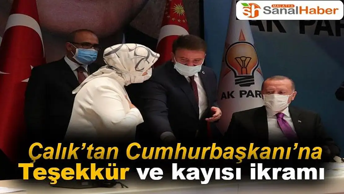 Teşekkür ve kayısı ikramı