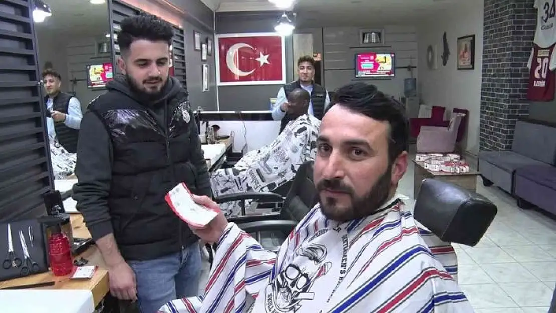 'Tıraş olan maç bileti hediye'