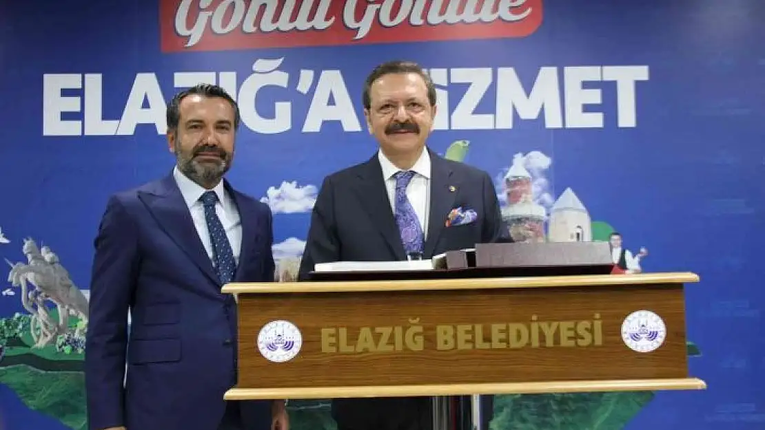 'TOBB Başkanı Hisarcıklıoğlu Elazığ´da'