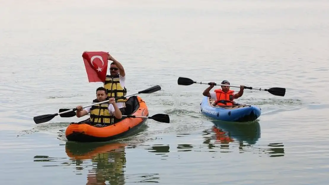 'Tödürge Gölü´nde kano heyecanı'