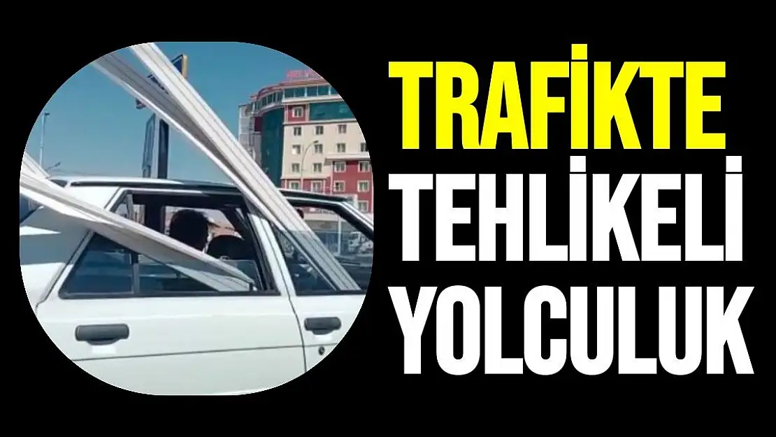 Trafikte tehlikeli yolculuk