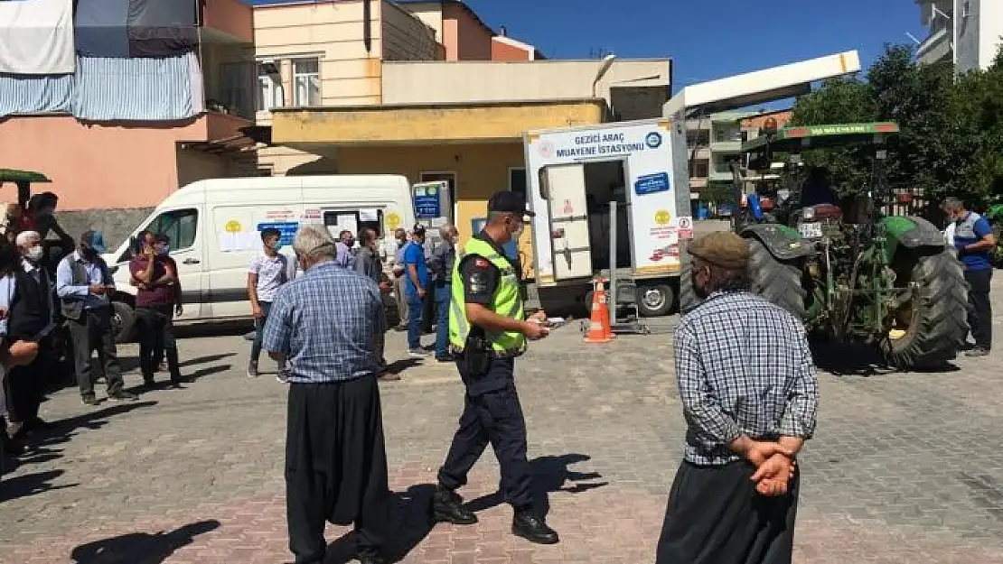 'Traktörler tek tek muayeneden geçirildi'