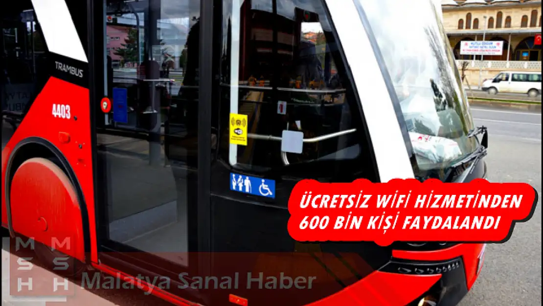 ÜCRETSİZ WİFİ HİZMETİNDEN 600 BİN KİŞİ FAYDALANDI