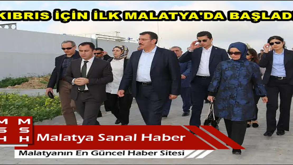 KIBRIS İÇİN İLK MALATYA'DA BAŞLADI