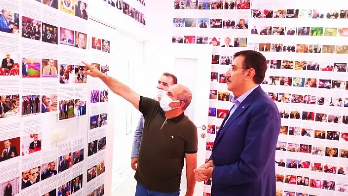 'Tüfenkci, vatan ve Cumhurbaşkanı sevgisiyle 2 bin 23 sayfa şiir yazan başyiğit´i ziyaret etti'