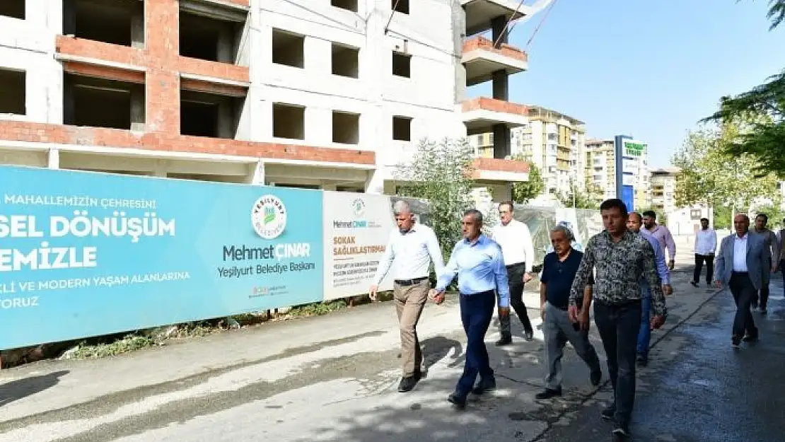 'Turgut Özal Mahallesi´nde kentsel dönüşüm binaları yükseliyor'