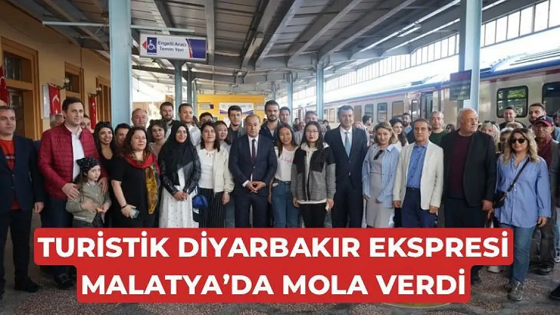 Turistik Diyarbakır Ekspresi Malatya´da mola verdi