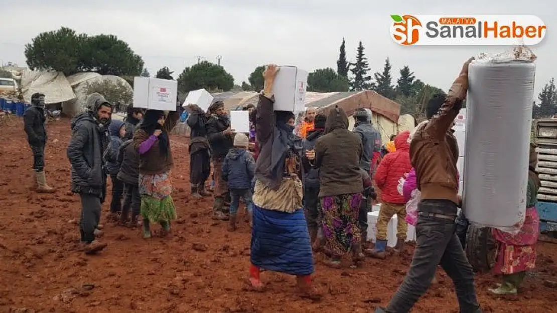 Türk hayırseverler İdlib'in imdadına yetişti