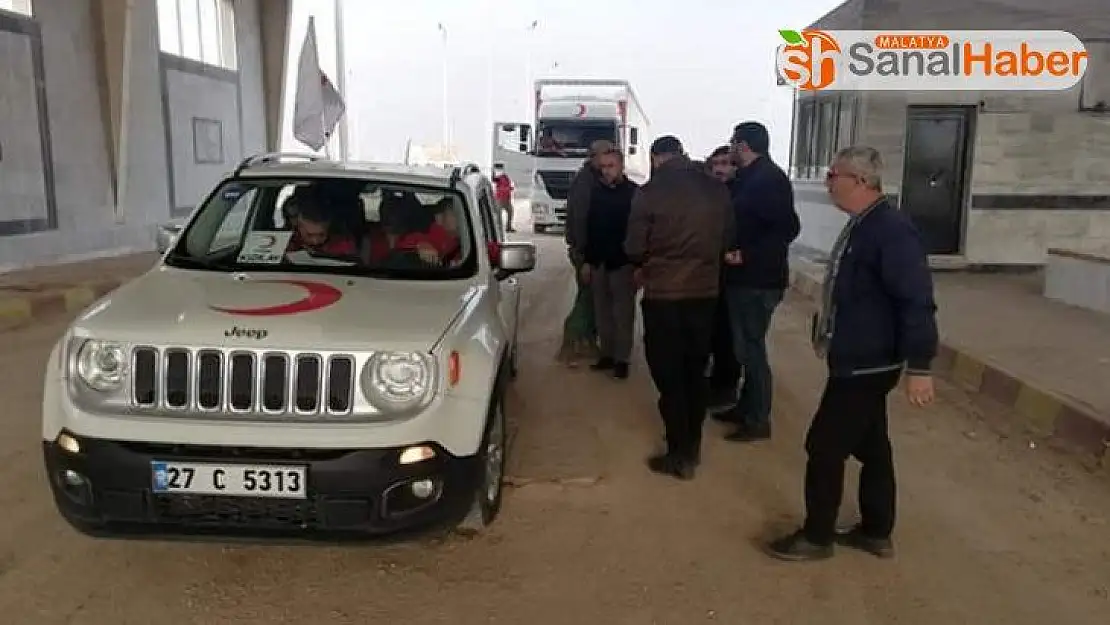 Türk Kızılayı Tel Abyad'a yardımlarını sürdürüyor