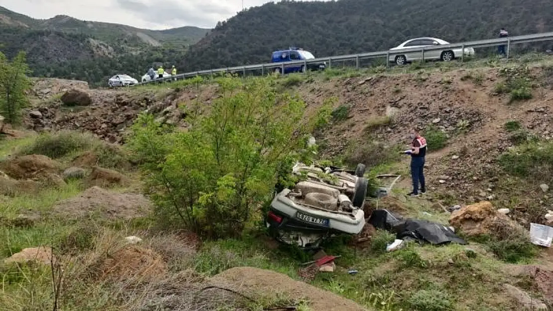 'Uçuruma devrilen otomobildeki sürücü öldü'