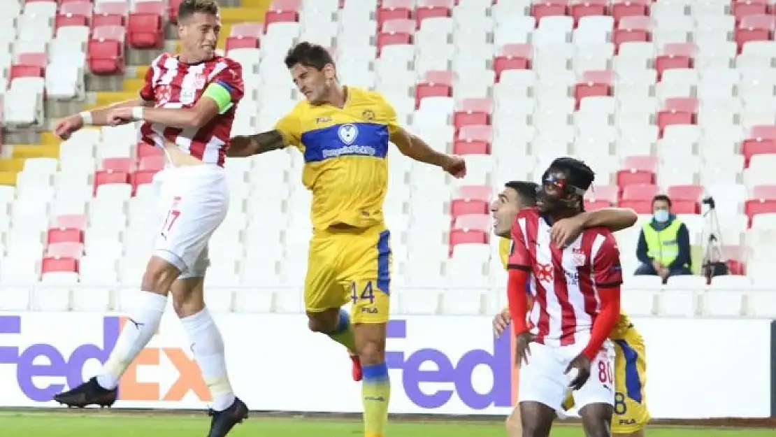 'UEFA Avrupa Ligi: Sivasspor: 0 - Maccabi Tel Aviv: 0 (İlk yarı)'