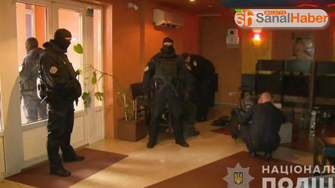 Ukrayna polisinden 715 ekiple dev kumar operasyonu