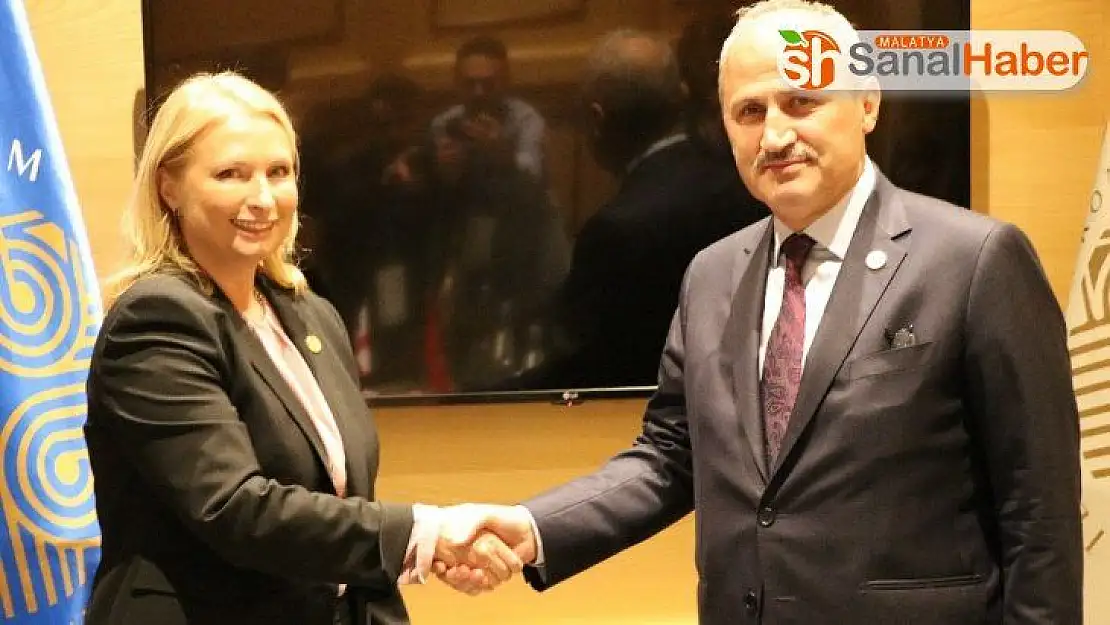 Ulaştırma ve Altyapı Bakanı Turhan Gürcistan Ekonomi Bakanı Turvana ile görüştü