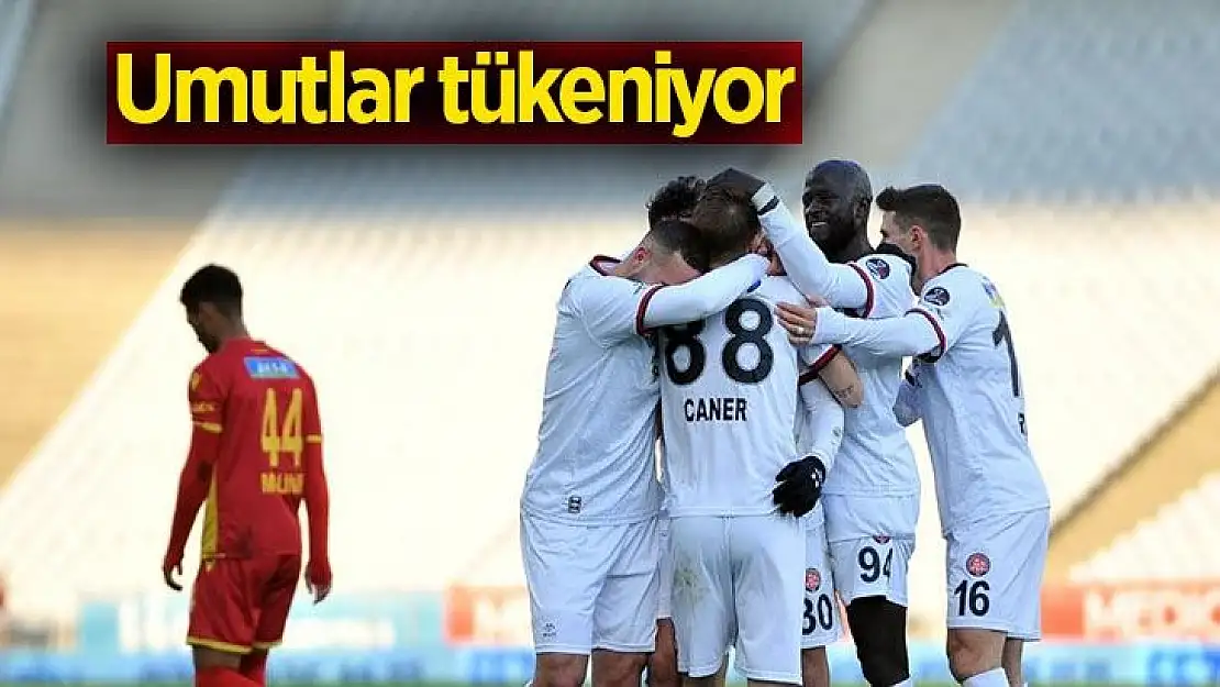 Umutlar tükeniyor