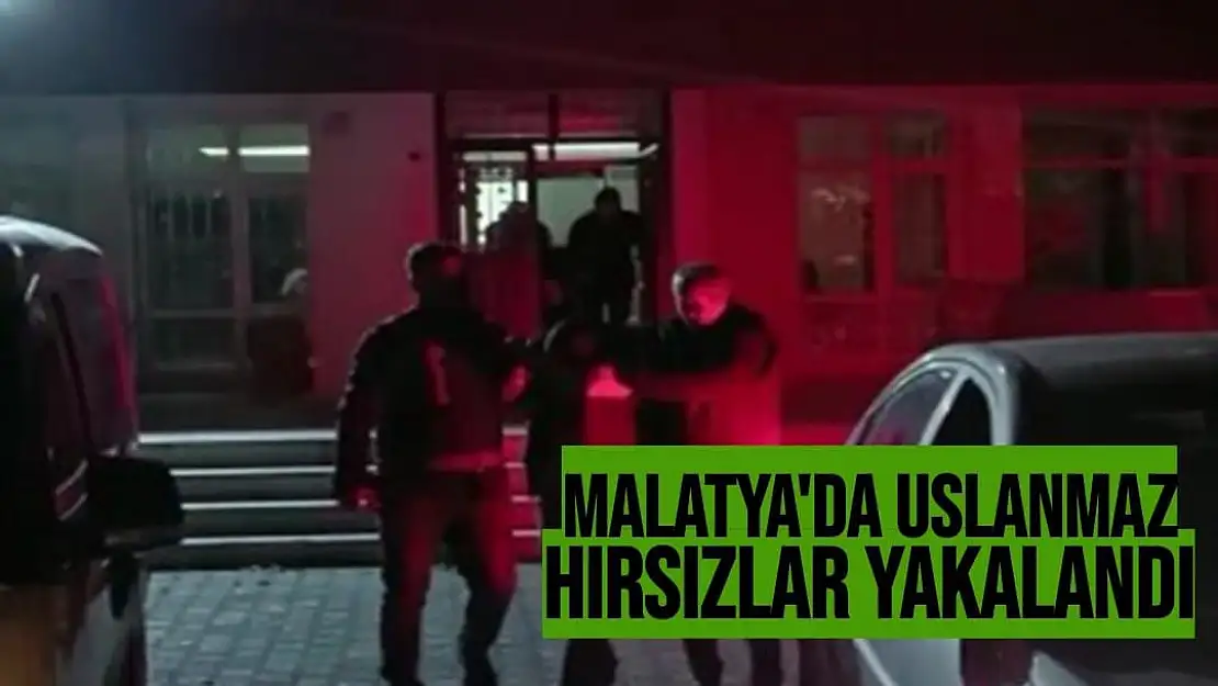 Uslanmaz hırsızlar yakalandı