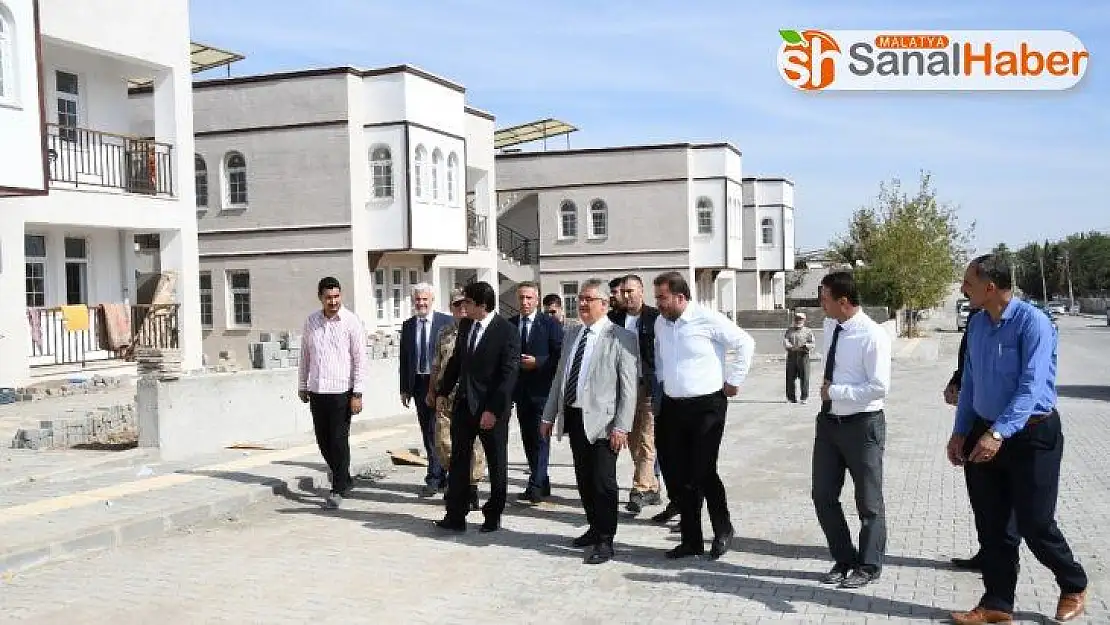 Vali Aykut Pekmez, Samsat afet konutlarını inceledi