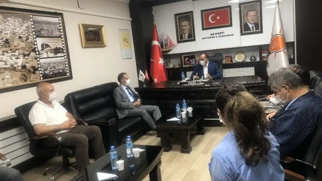 'Vali Çuhadar AK Parti heyetiyle bir araya geldi'