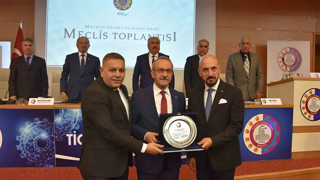 Vali Yavuz, Malatya TSO'nun meclis toplantısına katıldı