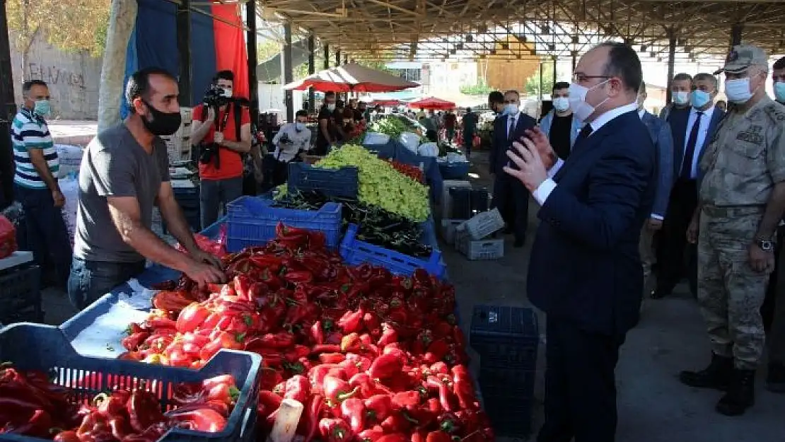 'Vali Yırık denetimde uyardı, izole haldeyken dışarı çıkanlar yurda yerleştirilecek'