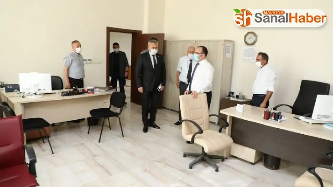 Vali Yırık denetimde, vatandaşın işinin hızlı ilerlemesi için talimat verdi